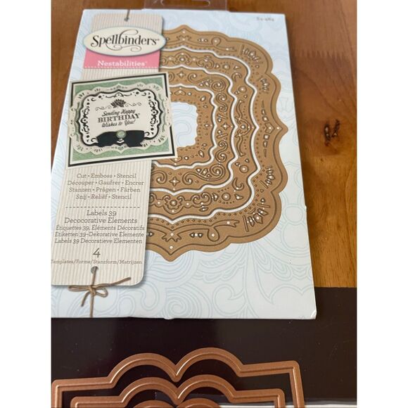 Lot Of Spellbinders And Sizzix Metal Dies - Designer Series - EUC - View Pics - Picture 5 of 10